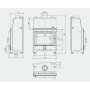 Каминная топка Kratki MBO/PW/15/W