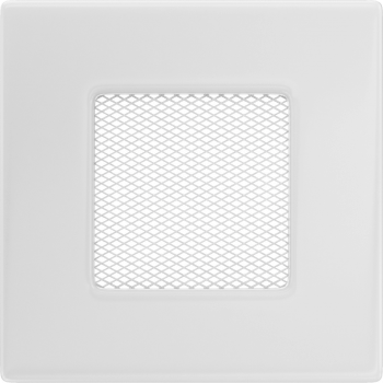 Вентиляционная решетка Kratki 11х11 белая стандарт