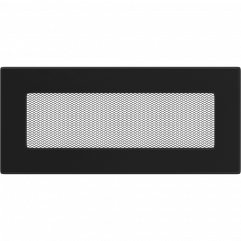 Вентиляционная решетка Kratki 11х24 черная стандарт