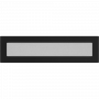 Вентиляционная решетка Kratki 11х42 черная стандарт