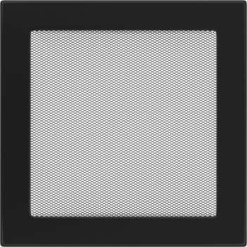 Вентиляционная решетка Kratki 22х22 черная стандарт