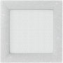 Вентиляционная решетка Kratki 17х17 Venus Swarovsky белая стандарт