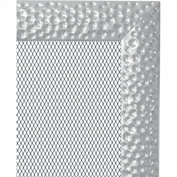 Вентиляционная решетка Kratki 11х11 Venus никелированная стандарт