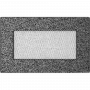 Вентиляционная решетка Kratki 11х17 черная/хром пористая стандарт