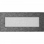 Вентиляционная решетка Kratki 11х24 черная/хром пористая стандарт
