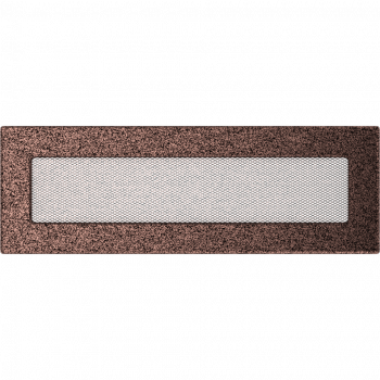 Вентиляционная решетка Kratki 11х32 черная/медь пористая стандарт