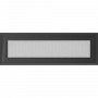 Вентиляционная решетка Kratki 11х32 Оскар графитовая стандарт