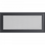 Вентиляционная решетка Kratki 17х37 Оскар графитовая стандарт