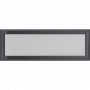 Вентиляционная решетка Kratki 17х49 Оскар графитовая стандарт