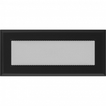 Вентиляционная решетка Kratki 11х24 Оскар черная стандарт