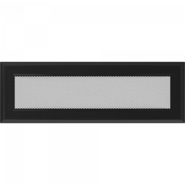 Вентиляционная решетка Kratki 11х32 Оскар черная стандарт