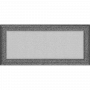Вентиляционная решетка Kratki 17х37 Оскар черная/хром пористая стандарт