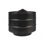 Труба дымоход Везувий дефлектор BLACK (Оц+AISI 430/0,5мм)