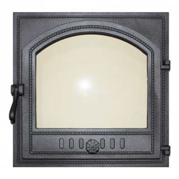 Дверца каминная Fireway К505 топочная 410х410мм застекленная, герметичная