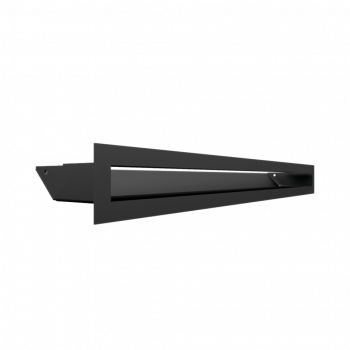 Вентиляционная решетка Kratki Люфт черная 6х60