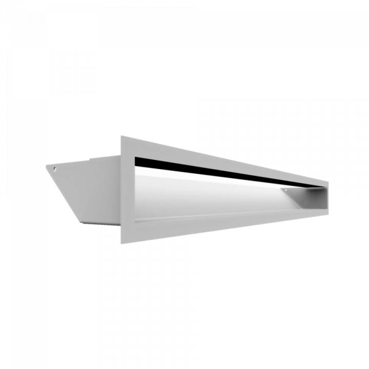 Вентиляционная решетка Kratki Люфт белая 9x80