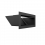 Вентиляционная решетка Kratki Люфт черная 9х20