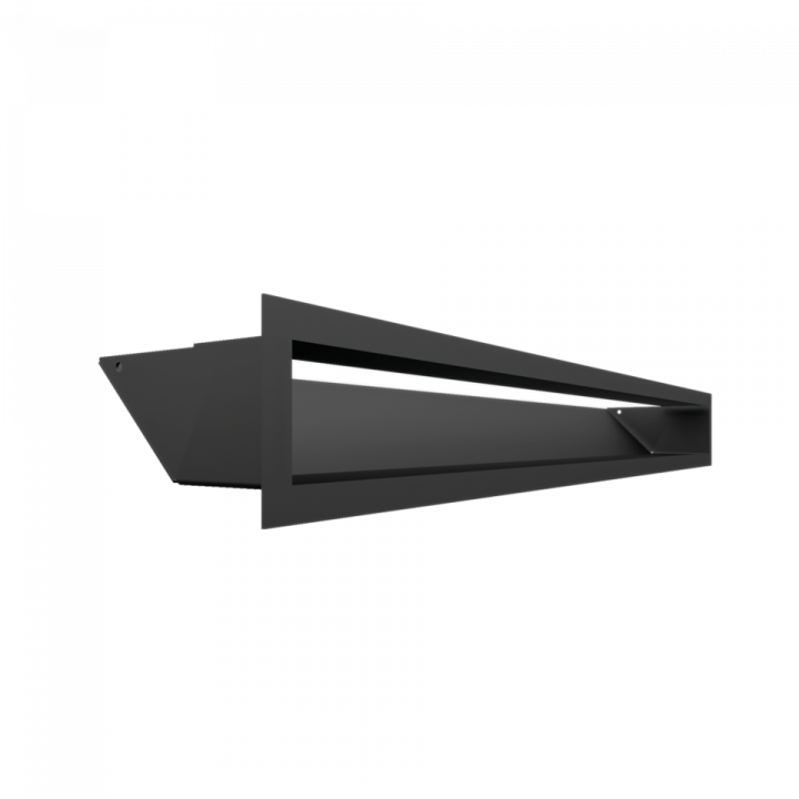 Вентиляционная решетка Kratki Люфт черная 9x80