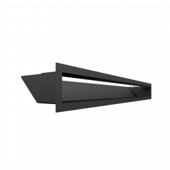 Вентиляционная решетка Kratki Люфт черная 9x80 