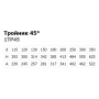 Тройник 45° Феникс моно 1ТР45  (0,5 мм)