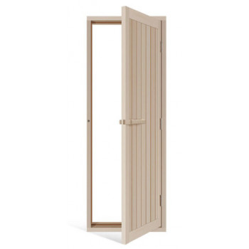 Дверь деревянная с порогом 700*2040 мм, ель, 734-4SU