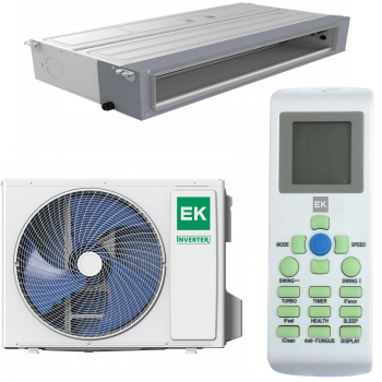 Канальный кондиционер сплит-система EUROKLIMAT EKDX-50HNN/EKOX-50HNN Inverter 