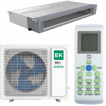 Канальный кондиционер сплит-система EUROKLIMAT EKDX-100HNN/EKOX-100HNN Inverter 