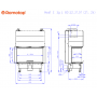 Каминная топка Romotop HEAT C 3G L 80.52.31.24